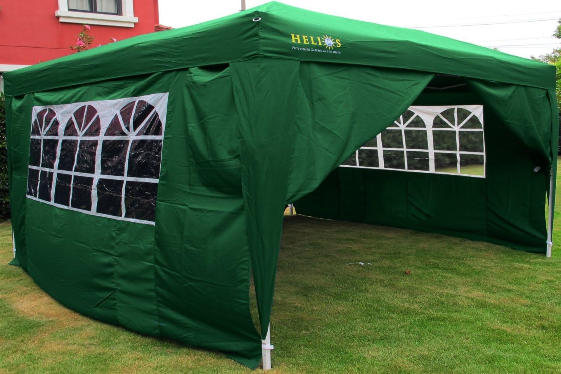 BRANND NEW HELIOS GREEN 3 X 3M GAZEBO S1RA