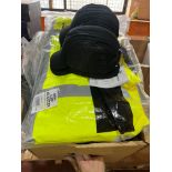 30 PIECE MIXED WORKWEAR LOT INCLUDING HARD HAT CAPS, JACKETS, TROUSERS ETC R16-9