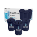 96 X BRAND NEW PACKS OF 3 ALKALINE WATER FILTERS STR