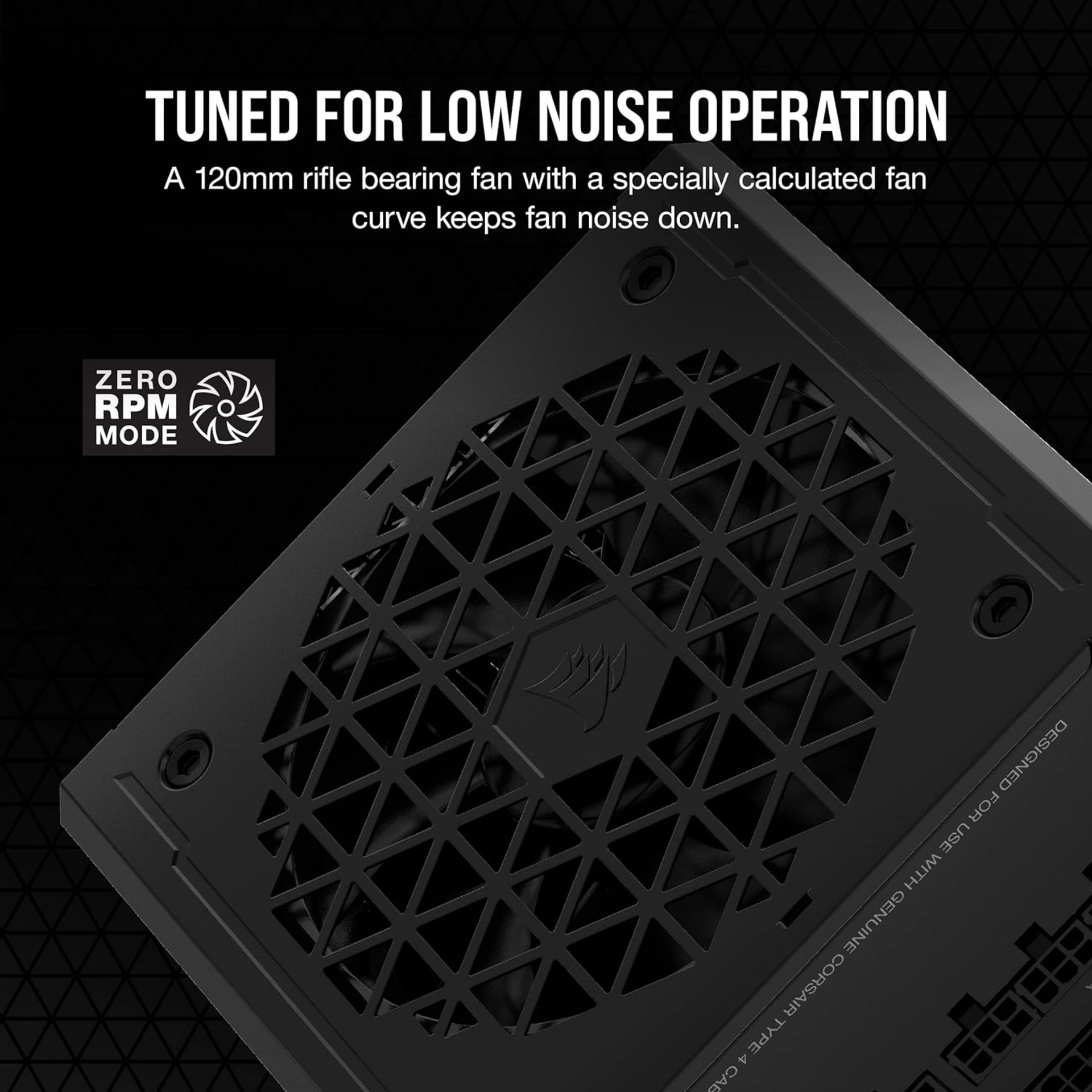 BRAND NEW FACTORY SEALED CORSAIR RM1000e Fully Modular Low-Noise ATX Power Supply. RRP £152.99. - Image 4 of 6