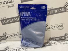 144 X BRAND NEW PAIRS OF POLYCO OPTIMA PROFESSIONAL WORK GLOVES R16-13