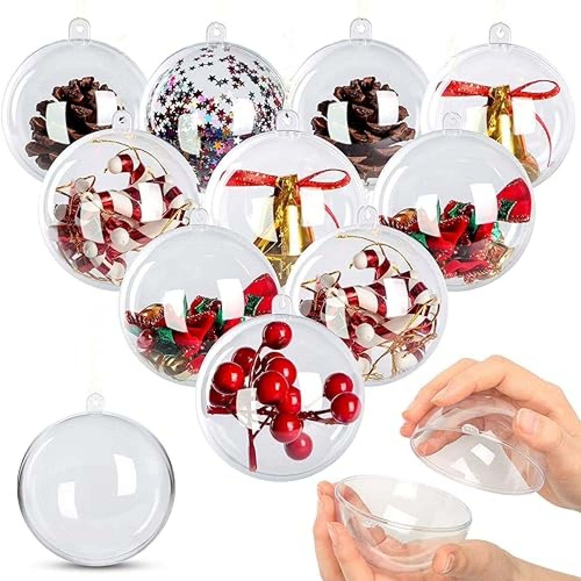 240 X BRAND NEW LUXURY CHISTMAS BAUBLES R13-9