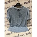 80 X BRAND NEW LADIES DENIM DESIGN T SHIRTS SIZE 10