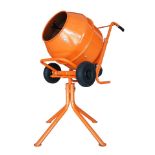 134LTR CONCRETE MIXER 230V. Upright mixer for small to medium building projects. Light and