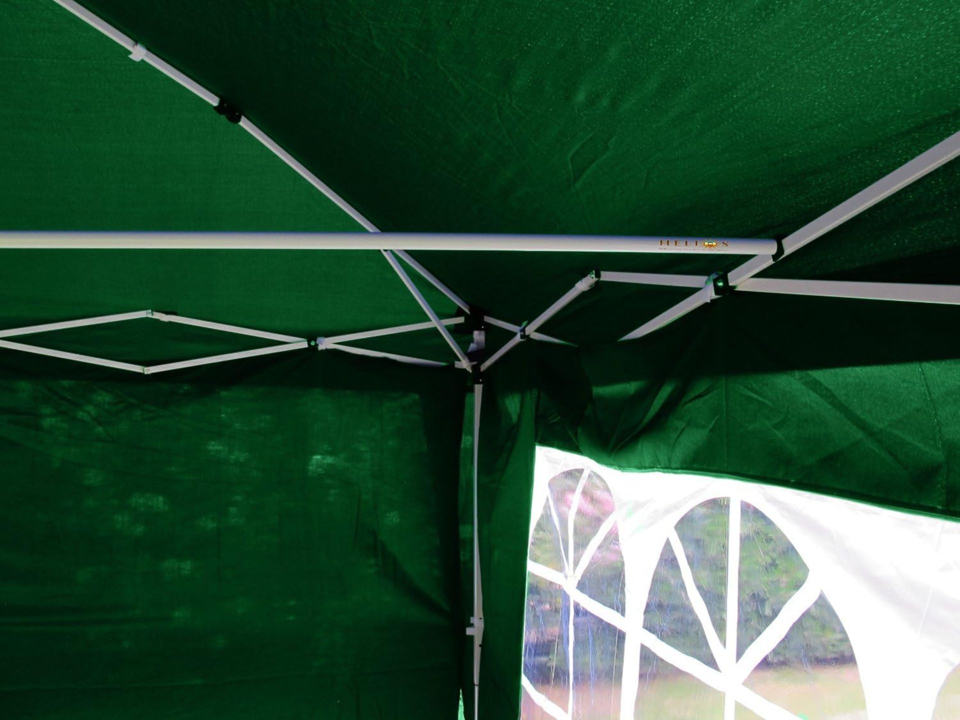 BRANND NEW HELIOS GREEN 3 X 3M GAZEBO S1RA - Image 4 of 4