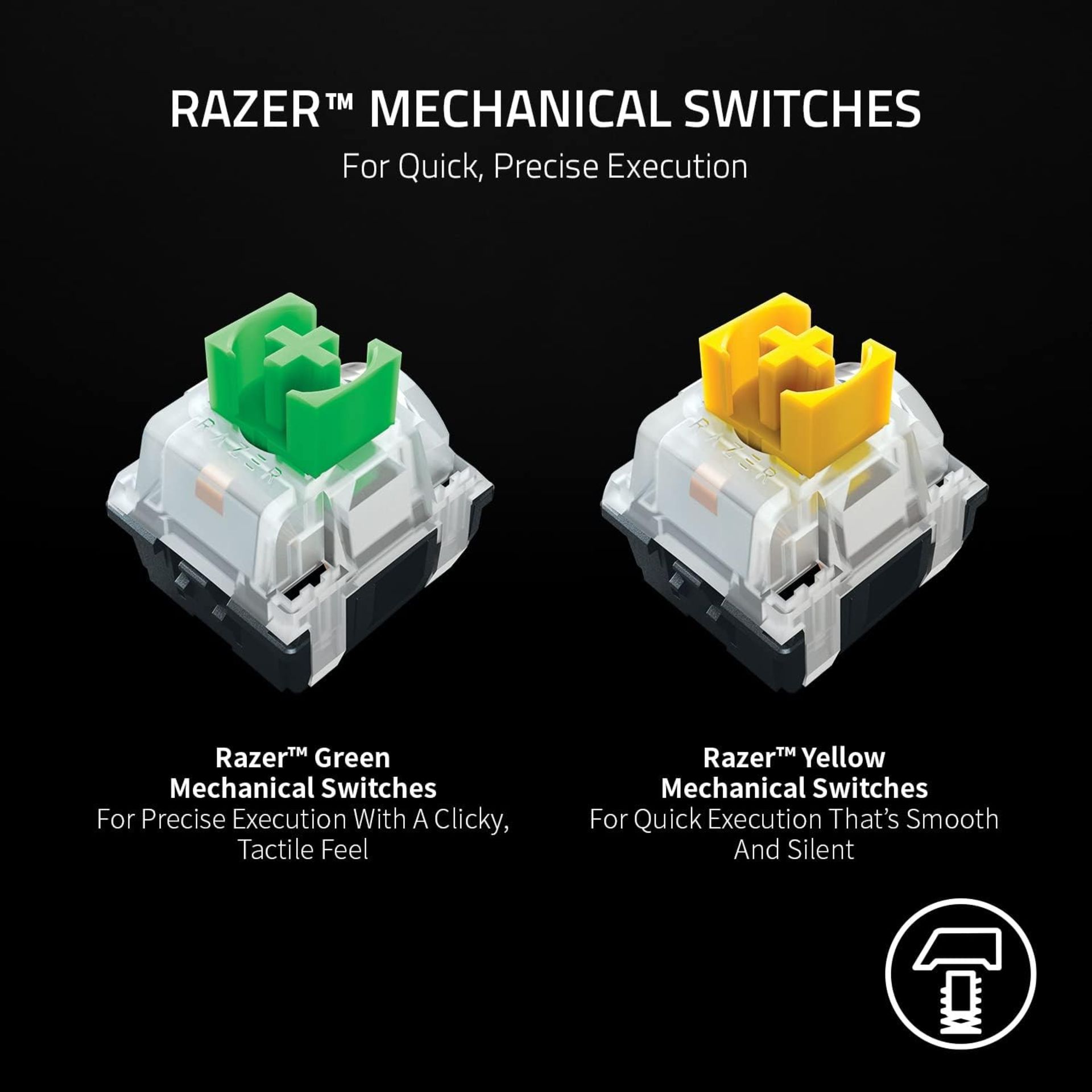 BRAND NEW FACTORY SEALED RAZER Blackwidow V3 Mini Hyperspeed Wireless 65% Mechanical Gaming - Image 3 of 6