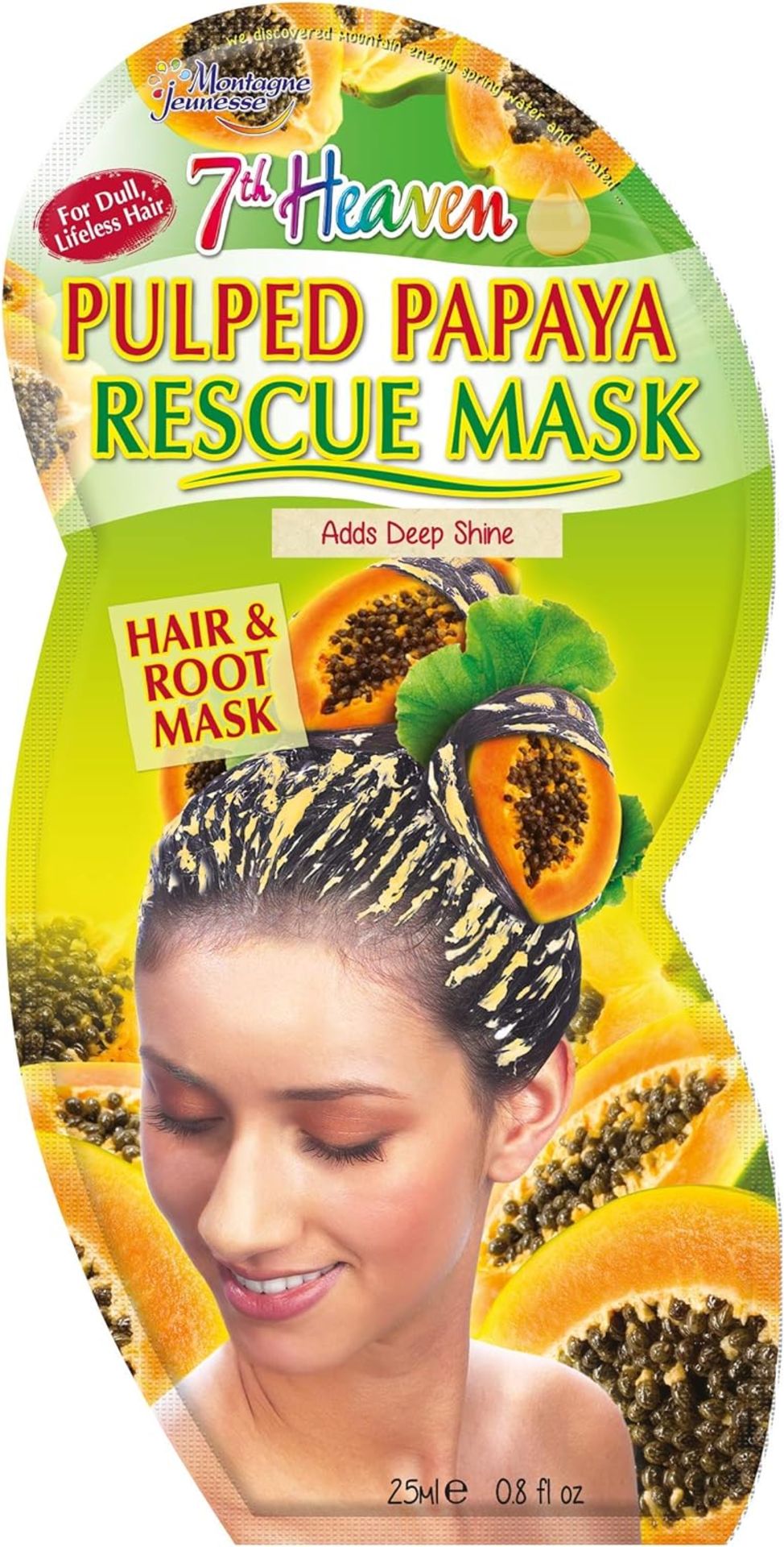 150 X BRAND NEW 7TH HEAVEN PULPED PAPAYA RESCUE MASKS EBR7