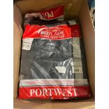 7 X BRAND NEW PORTWEST BIZ FLAME RAIN JACKETS IN VARIOUS SIZES S1-9