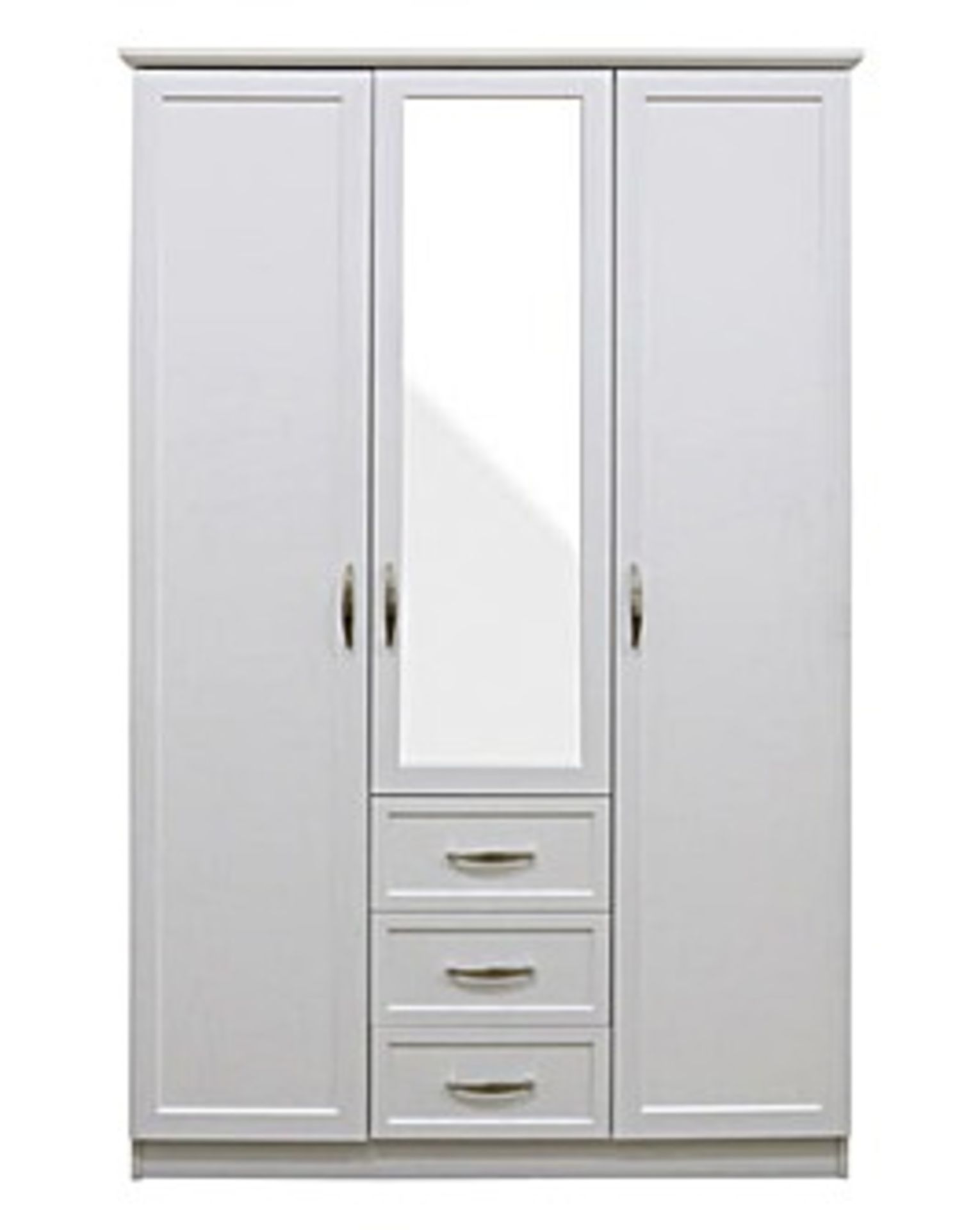 BRAND NEW KINGSTON WHITE AND OAK LUXURY 2 DOOR 3 DRAWER WARDROBE RRP £399, The Kingston Bedroom