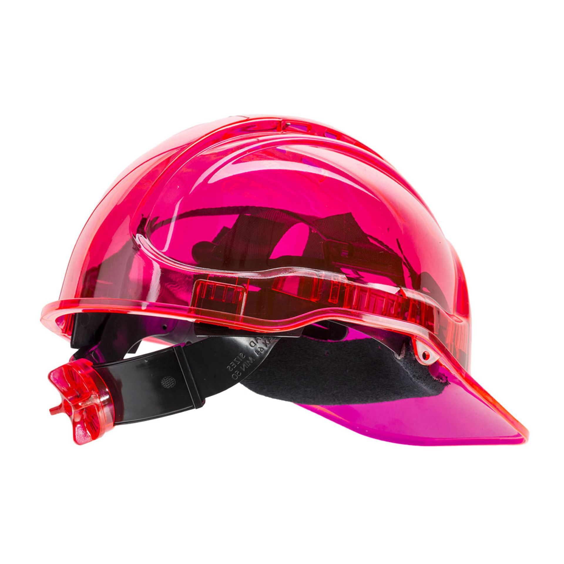 20 X BRAND NEW PORTWEST PINK PEAK VIEW RACTHET HARD HATS RRP £40 EACH R15-1