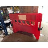 9 X BRAND NEW RED LARGE TRAFFIC BARRIERS R17.8