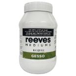 20 X BRAND NEW REEVES MEDIUM GESSO 1L R15-7