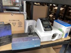 7 PIECE MIXED LOT INCLUDING DEVOLO MAGIC HOME WIFI KIT, WAP PRO MICRO SYSTEM, BROTHER LABEL