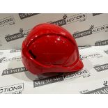 32 X BRAND NEW PROFESSIONAL HARD HATS RED R10-7