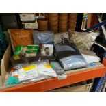 LARGE MIXED LOT INCLUDING PLANT POTS. WORKWEAR, BANDAGES ETC R9B-13