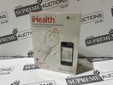 3 X BRAND NEW IHEALTH WIRELESS BLOOD PRESSURE WRIST MONITORS R9B-13