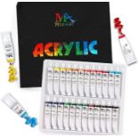 14 X BRAND NEW MOZART SETS OF 24 ACRYLIC ASSORTED PAINTS R15-1