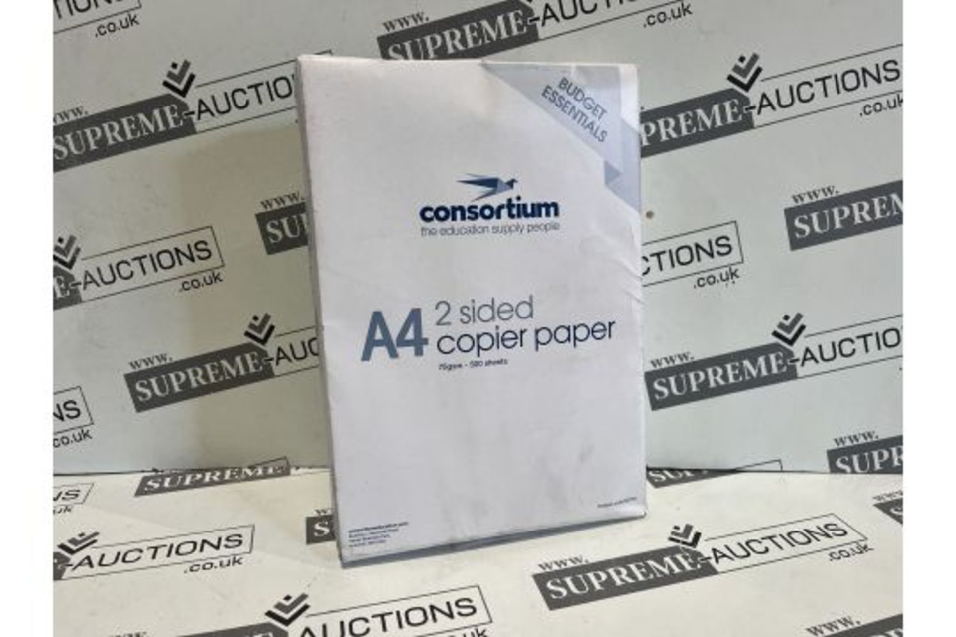 TRADE LOT 10 X BRAND NE PACKS OF 5 REAMS OF 500 SHEETS 75GSM COPIER PAPER 17.6/9.3