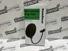 48 X BRAND NEW INNOGEAR MICROPHONE POP FILTERS R9-4