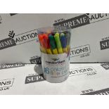 10 X BRAND NEW PACKS OF 36 ASSORTED COLOURS FINE TIP PENS R6-7