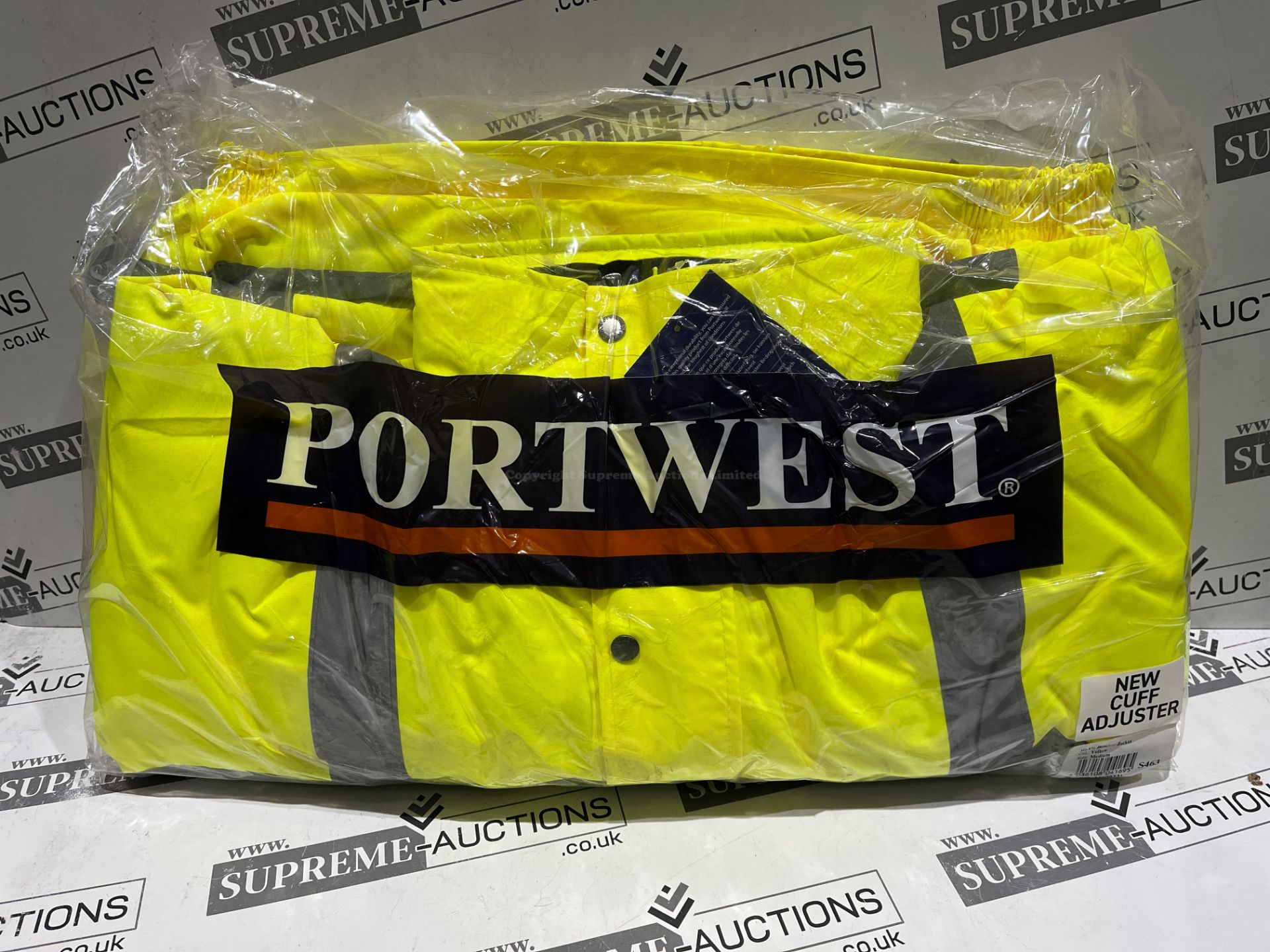 12 X BRAND NEW PORTWEST HI VIS BOMBER JACKETS SIZE MEDIUM R9-2