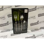 6 X BRAND NEW 16 PIECE PREMIUM CUTLERY SETS GREY R9-14