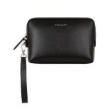 Genuine Burberry Saffiano Leather Clutch Bag In Black. RRP £885.00.