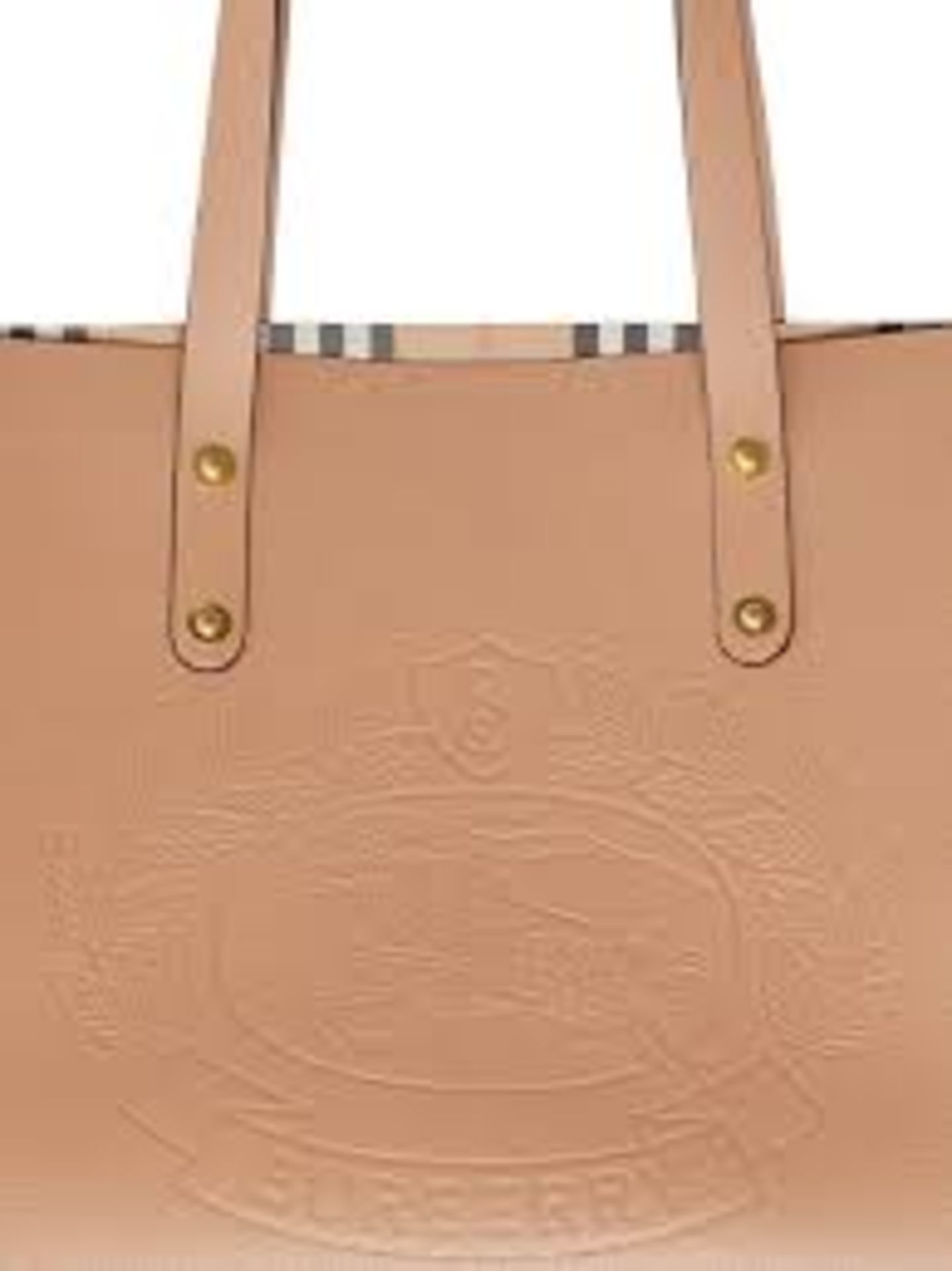 Genuine Burberry Beige Tote Heymarket. RRP £1,692. This shopper tote from Burberry is a timeless - Image 2 of 9