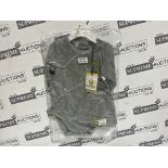 (NO VAT) 10 X BRAND NE WLYLE AND SCOTT VINTAGE GREY BABY GROW AND HAT SETS AGE 3-6M P4