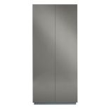NEW & BOXED ALLURE High Gloss 2 Door Wardrobe - GREY. RRP £249. Part of At Home Collection, the