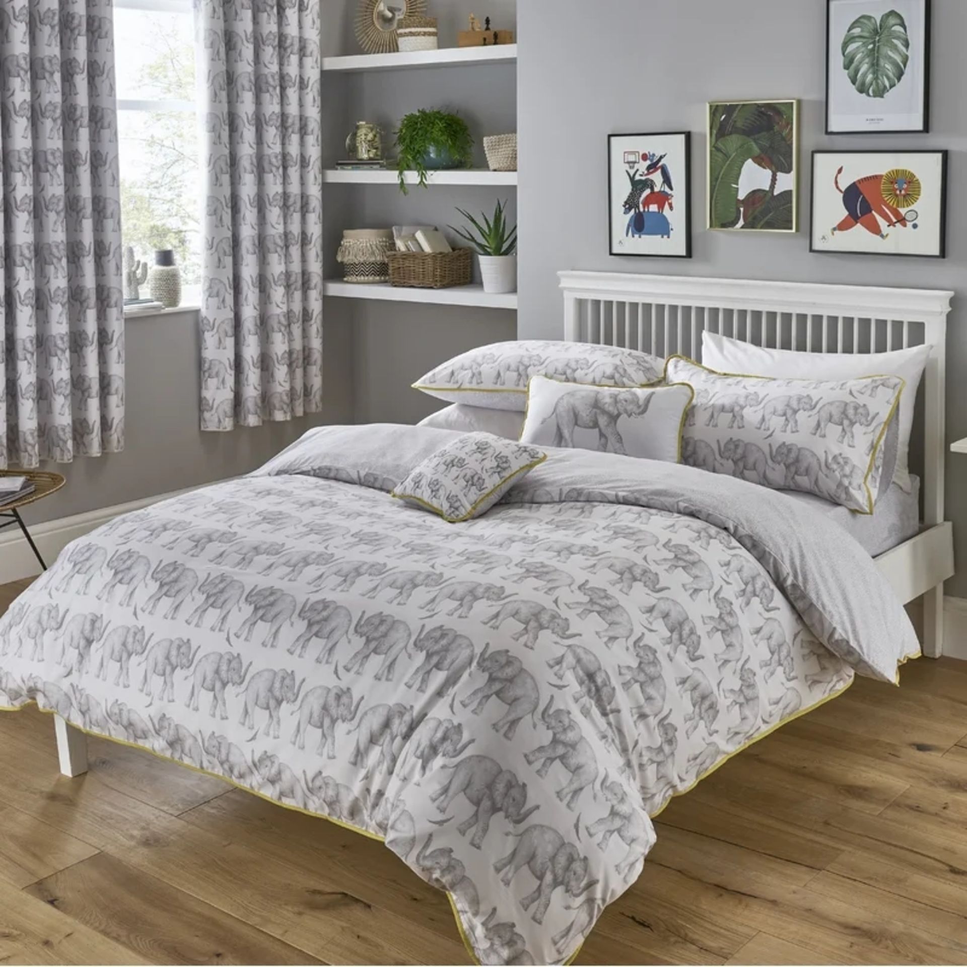 10 X BRAND NEW SAMANTHA FAIERS LITTLE KNIGHTLEYS SINGLE DUVET COVER SETS ELEPHANT TRAIL R5.4