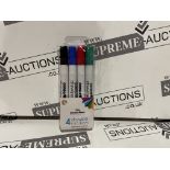 80 X BRAND NEW SETS OF 4 ASSORTED DRY WIPE MARKER PENS R16-11