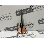 120 X BRAND NEW RUBBER HANDLE SCISSORS R3-4