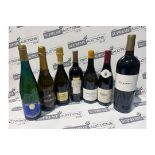 MIXED LOT CONTAINING 12 X BOTTLES OF wine the guv`nor,prosecco,la Demoiselle, Etc