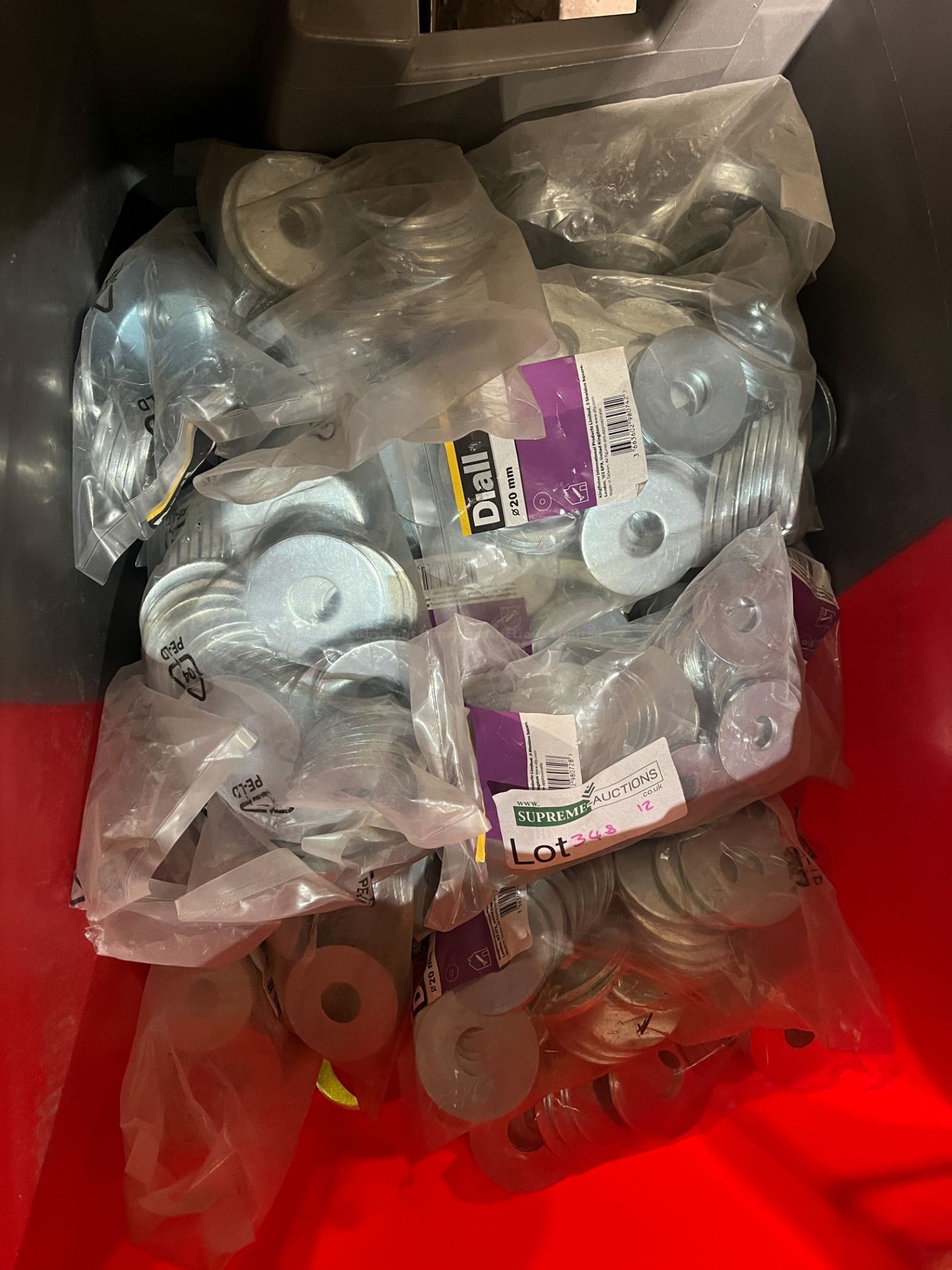 25 X BRAND NEW PACKS OF WASHERS (SIZES VARY) R4-6