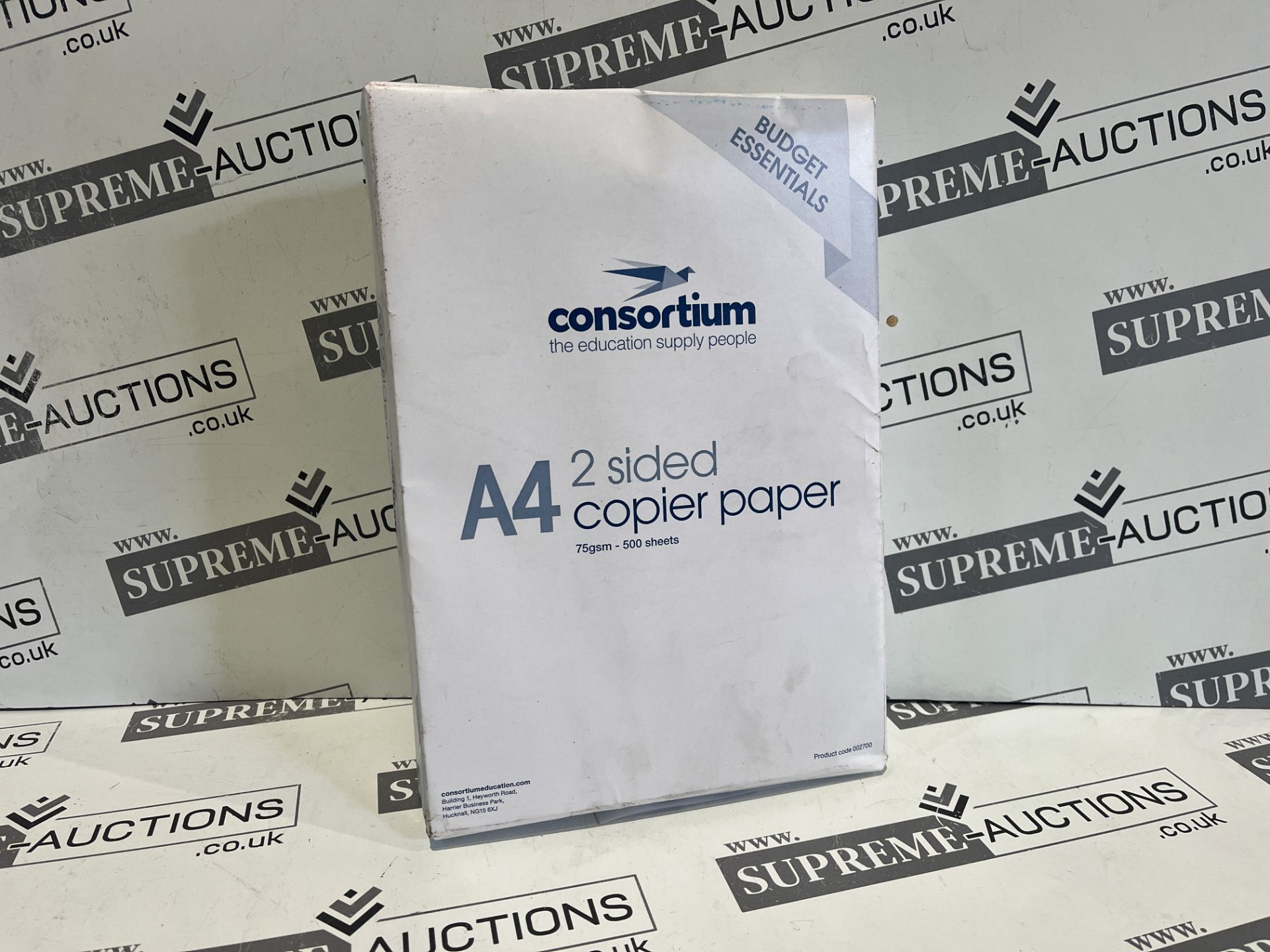 2 X BRAND NE PACKS OF 5 REAMS OF 500 SHEETS 75GSM COPIER PAPER 17.6/9.3