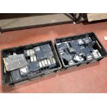 6 X BRAND NEW TRAYS OF CONSUMABLES INCLUDING SWITCHES, SOCKETS ETC P4
