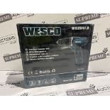 BRAND NEW WESCO 12V CORDLESS HAMMER DRILL R3-7