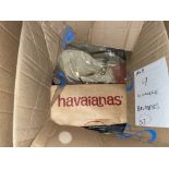 9 X BRAND NEW WOMENS HAVIANAS IN VARIOUS DESIGNS AND SIZES SS5 S1