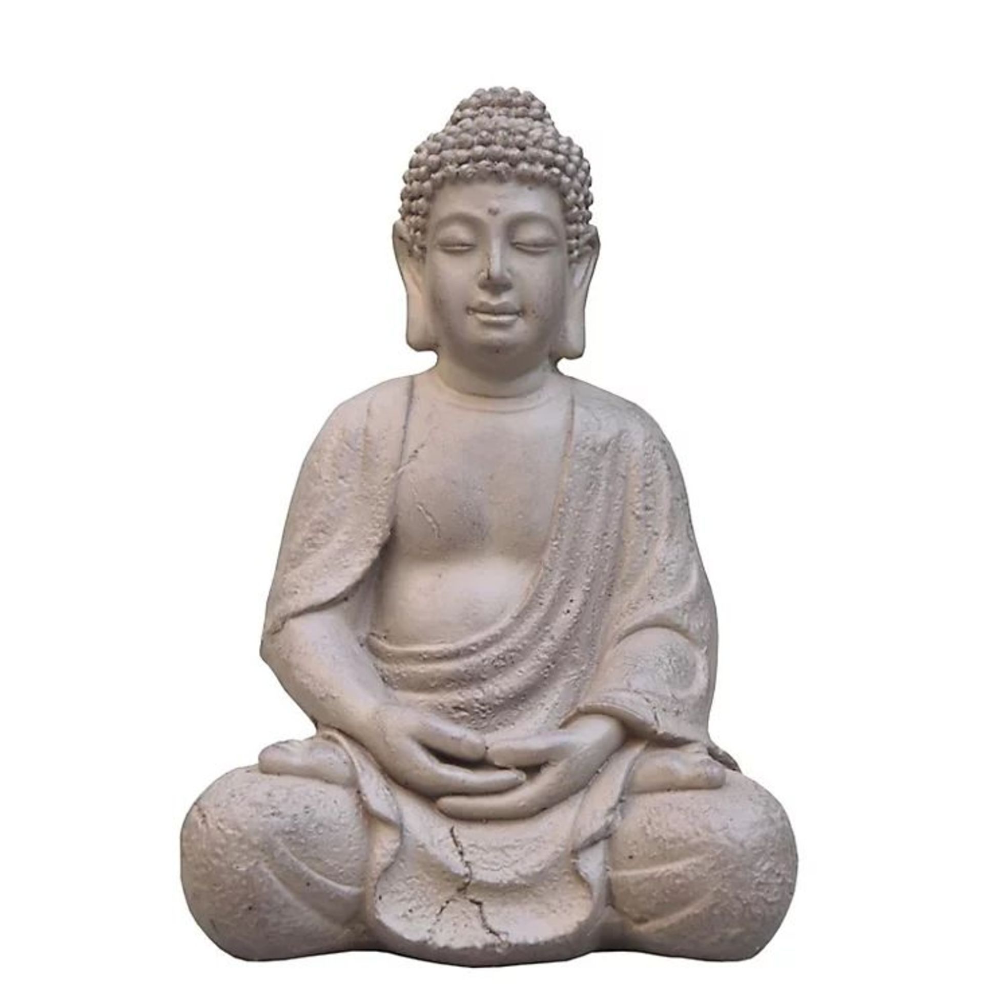 BRAND NEW SITTIG BUDDHA CONCRETE EFFECT WATER FEATURE R16-11