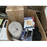 MIXED LOT IN LARGE BOX INCLUDING DIAMOND DISCS, CONVERTER ETC SS18 S1