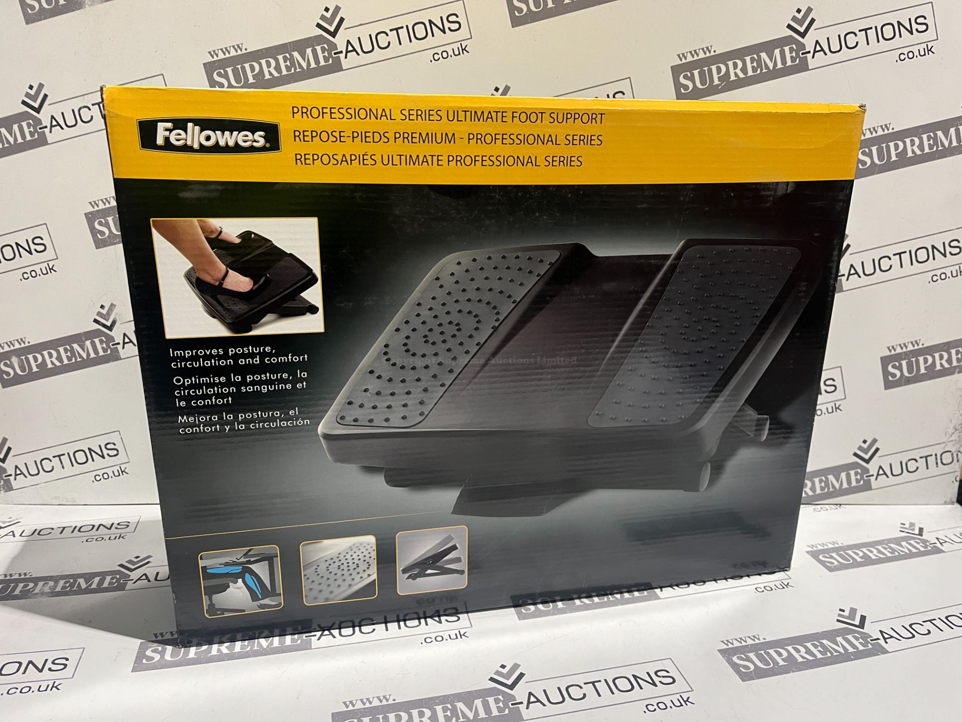 2 X BRAND NEW FELLOWES ULTIMATE FOOT SUPPORTS R4-8