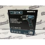 BRAND NEW WESCO 12V CORDLESS HAMMER DRILL R3-2