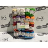 10 X BRAND NEW PACKS OF 24 MOZART ASSORTED YARN ROLLS R3-7