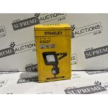 9 X STANLEY 10W LED SLIMLINE PIR FLOODLIGHTS R3-6