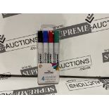 80 X BRAND NEW SETS OF 4 ASSORTED DRY WIPE MARKER PENS R16-11