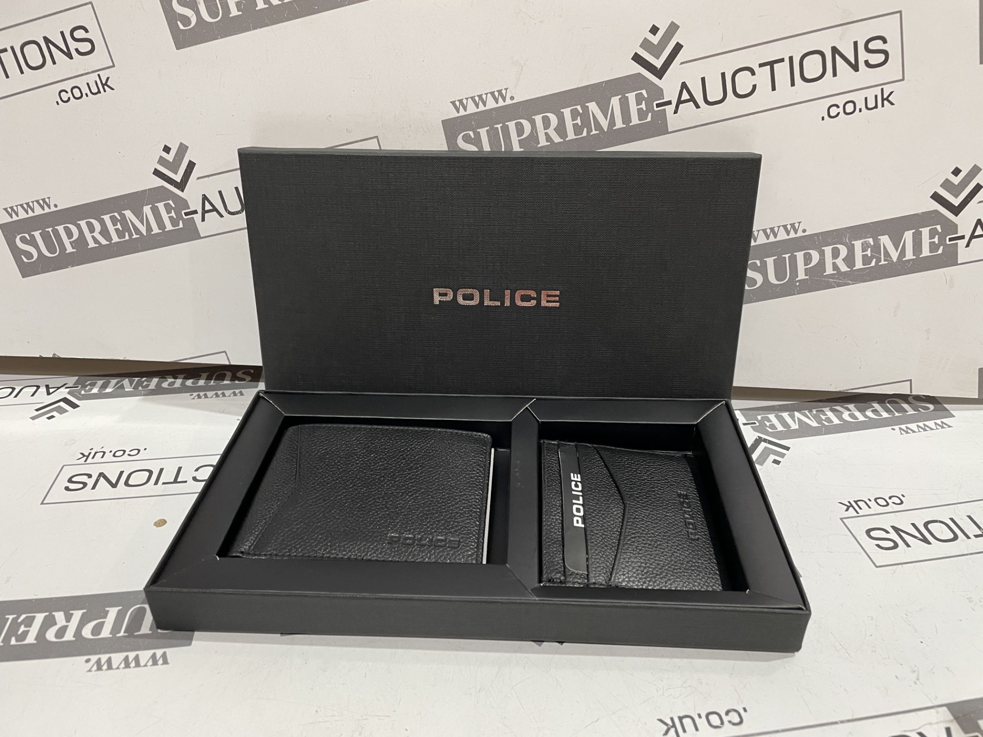 7 X BRAND NEW POLICE WALLET AND CARD HOLDER SETS R16-5