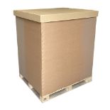 5 x Double wall Corrugated Pallet Cardboard Boxes. Size approx. 1m(w)x1.2m(d) x 1.2m(h)