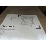 4 X BRAND NEW QUICKA ND EASY ASSEMBLY TRAY TABLES R7-2