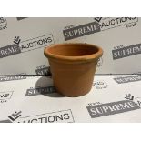 67 X BRAND NEW CLAY PLANT POTS R13-10